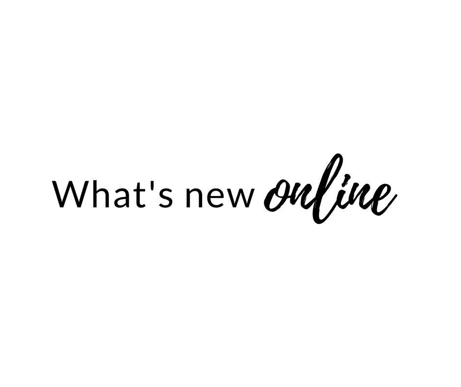 What’s New Online